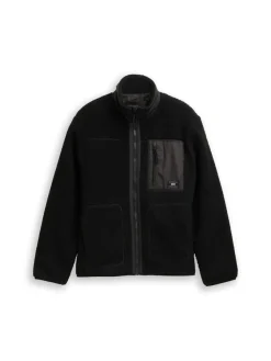 Tom Tailor Denim Jacken*Teddy Jacke mit Stehkragen Black