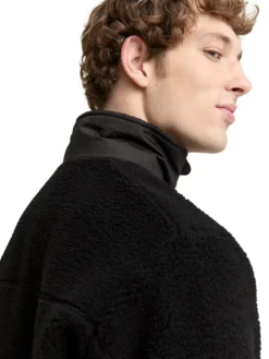 Tom Tailor Denim Jacken*Teddy Jacke mit Stehkragen Black