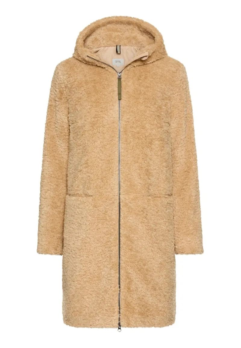 Camel Active Jacken*Teddy Mantel mit Kapuze cashmere