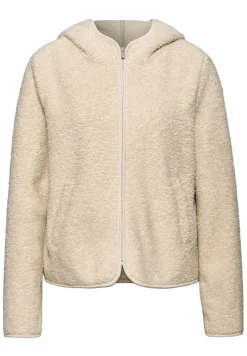 Street One Jacken*Teddy-Jacke mit Kapuze soft fawn beige