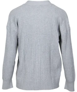 Tommy Hilfiger Pullover & Sweatshirts*TEXTURED RELAXED V-NK CARDIGAN light grey heather