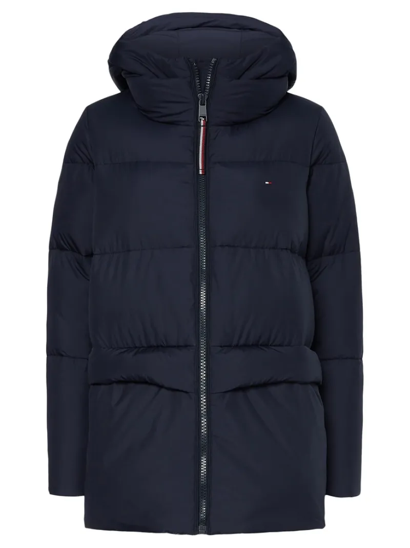 Tommy Hilfiger Jacken*TH ESS SORONA PADDED LOGO COAT desert sky