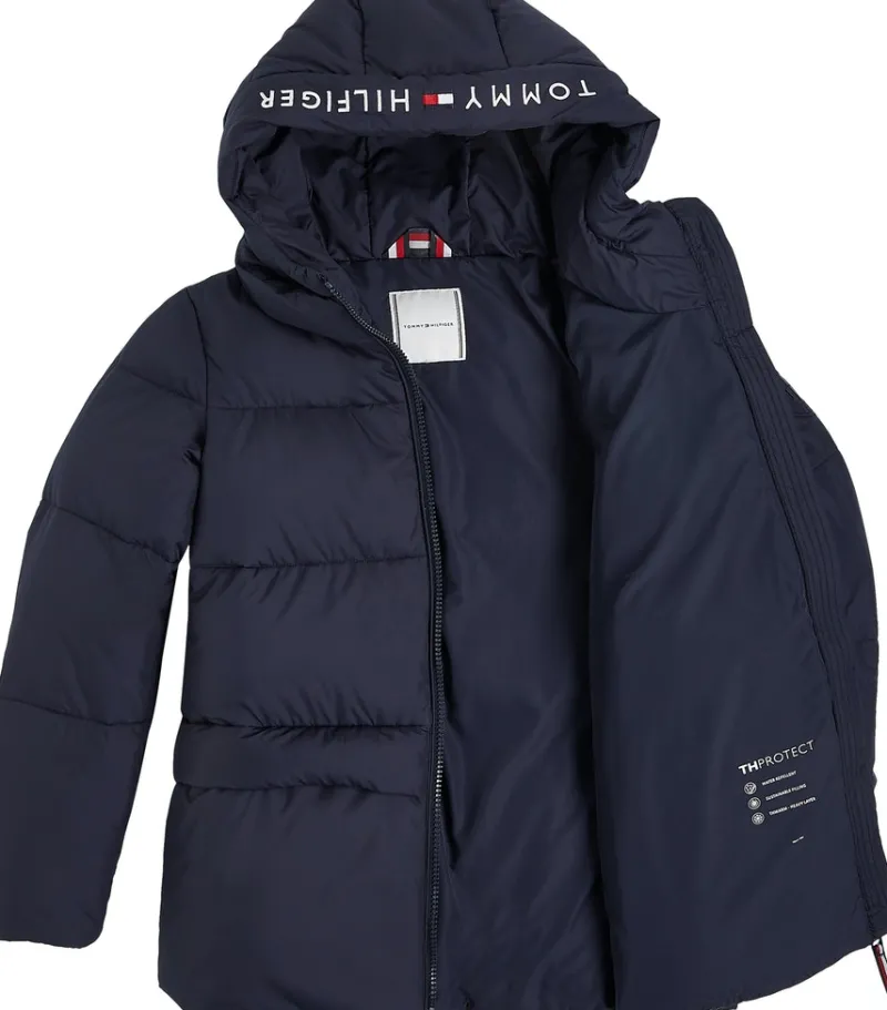 Tommy Hilfiger Jacken*TH ESS SORONA PADDED LOGO COAT desert sky