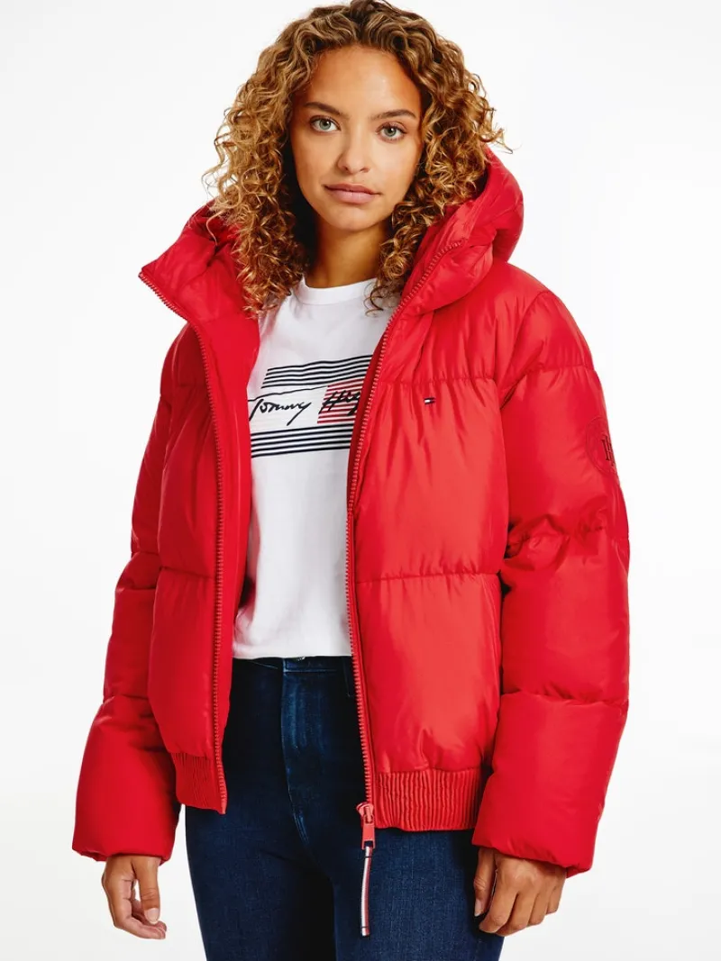 Tommy Hilfiger Jacken*TH ESS SORONA PADDED LOGO BOMBER primary red