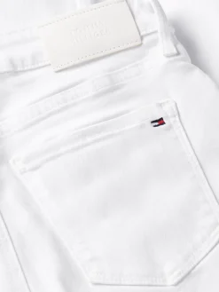 Tommy Hilfiger Jeans*TH FLEX COMO SKINNY RW CLR white