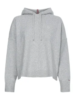 Tommy Hilfiger Pullover & Sweatshirts*TH FLEX HOODIE SWEATER light grey heather