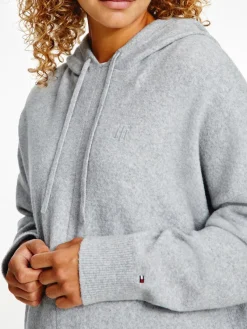 Tommy Hilfiger Pullover & Sweatshirts*TH FLEX HOODIE SWEATER light grey heather