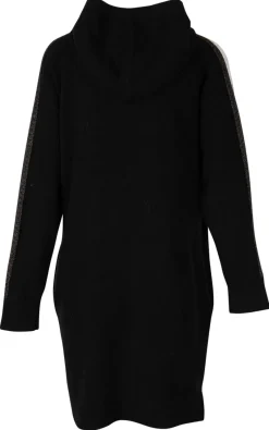 Tommy Hilfiger Kleider*TH FLEX RELAXED FIT HOODIE-KLEID Black
