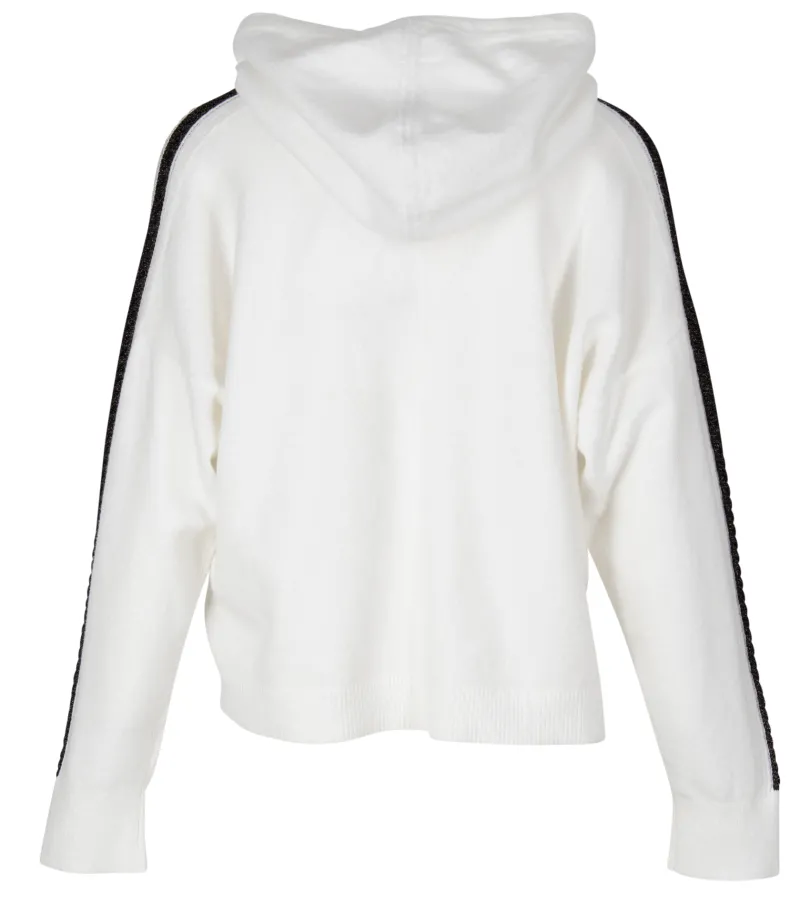 Tommy Hilfiger Pullover & Sweatshirts*TH FLEX RELAXED FIT METALLIC-HOODIE ecru