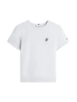 Tommy Hilfiger Shirts*TH SCRIPT REG C-NK SS TEE morning sky blue