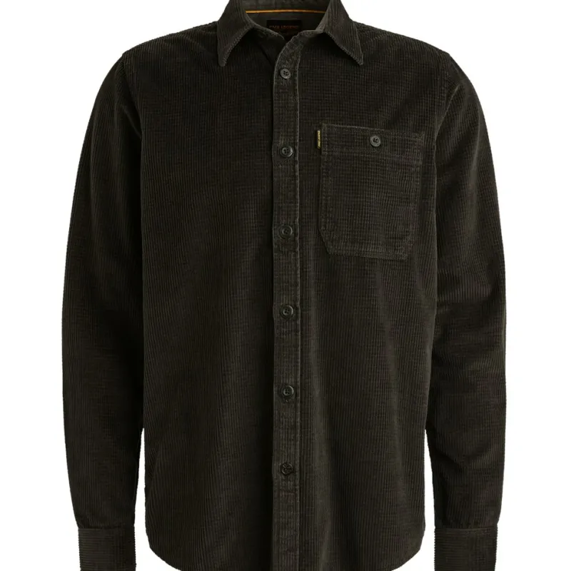 PME Legend Hemden|Big Boys*The Cooper Dobby Cord/Casual 2 dark graphite