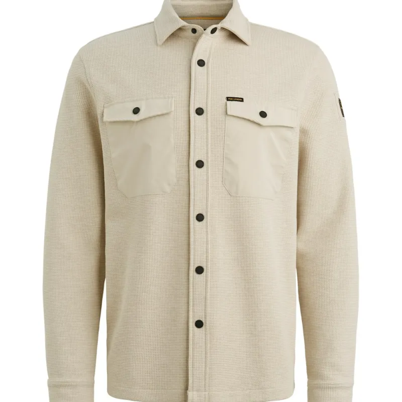PME Legend Hemden|Big Boys*The Jones Jersey Waffle/overshirt 2 bone white