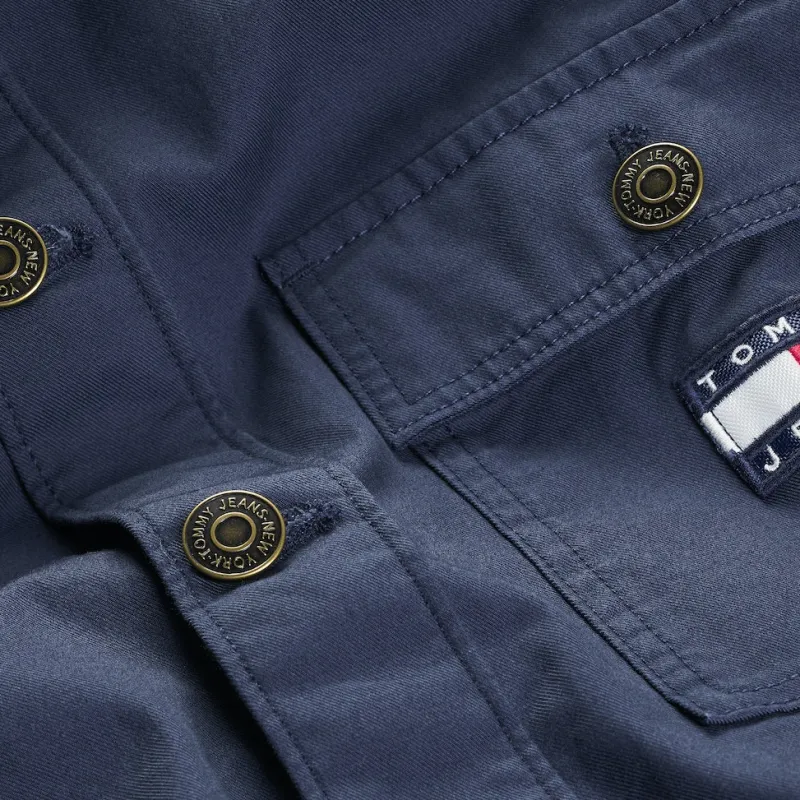 Tommy Jeans Hemden*TJM CLASSIC SOLID OVERSHIRT twilight navy