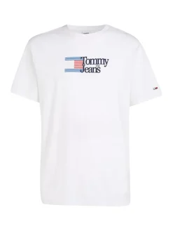 Tommy Jeans Shirts*TJM CLSC RWB CHEST LOGO TEE white