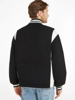 Tommy Jeans Jacken*TJM CORD WOOL MIX LETTERMAN Black
