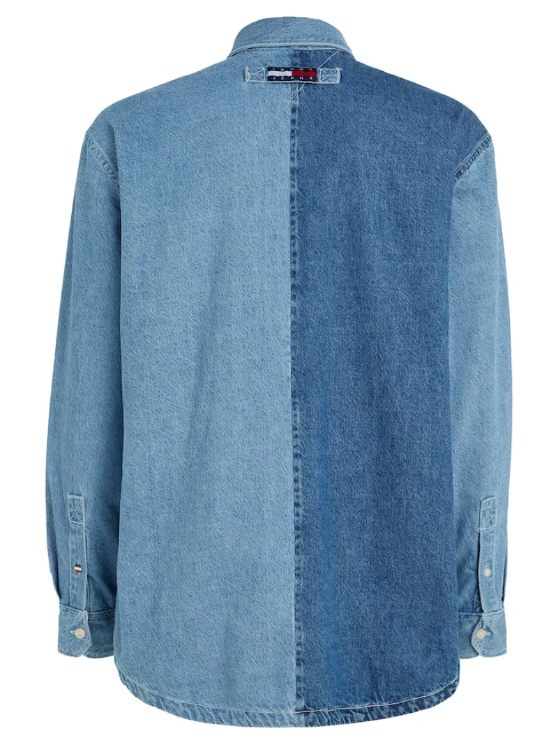 Tommy Jeans Hemden*TJM OVZ ARCHIVE DENIM OVERSHIRT Blau