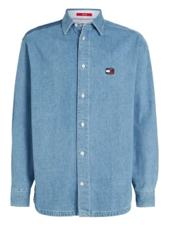 Tommy Jeans Hemden*TJM OVZ ARCHIVE DENIM OVERSHIRT Blau