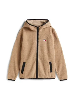 Tommy Jeans Jacken*TJM REG BADGE TEDDY ZIP TRU EXT coastal taupe