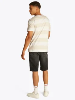 Tommy Jeans Shirts*TJM REG BOLD STRIPE TEE newsprint - ecru