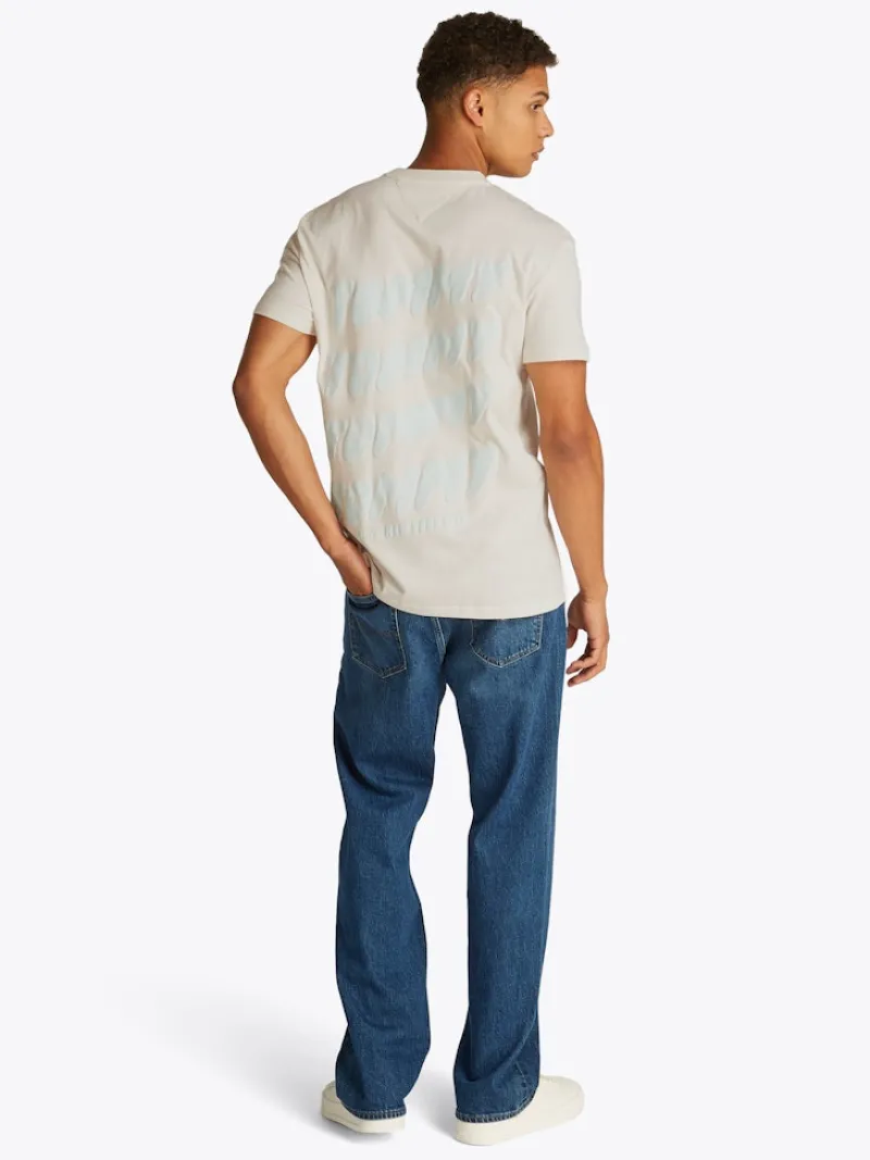 Tommy Jeans Shirts|Big Boys*TJM REG BUBBLE BACK SS TEE EXT ancient white