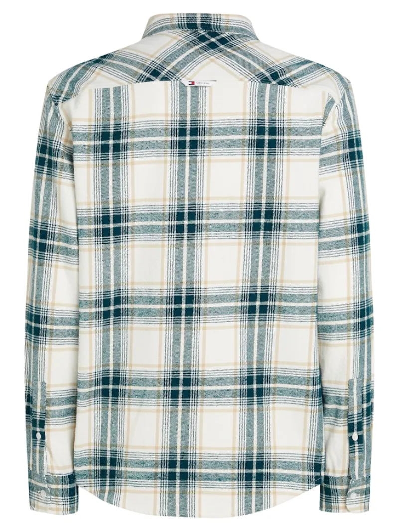 Tommy Jeans Hemden*TJM REG CHECK FLANNEL SHIRT EXT ancient white check