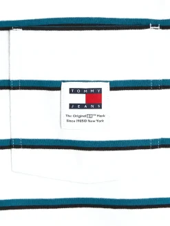 Tommy Jeans Shirts|Big Boys*TJM REG EASY STRIPE TEE white