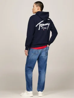 Tommy Jeans Pullover & Sweatshirts*TJM REG ENTRY GRAPHIC HOODIE EXT dark night navy