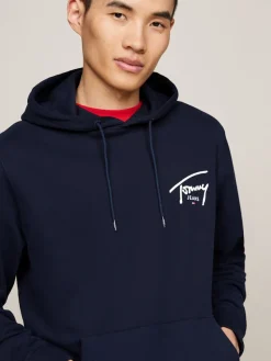 Tommy Jeans Pullover & Sweatshirts*TJM REG ENTRY GRAPHIC HOODIE EXT dark night navy