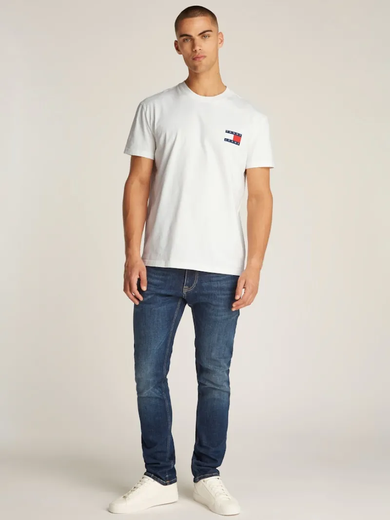 Tommy Jeans Shirts|Big Boys*TJM REG HERITAGE FLAG TEE EXT ecru