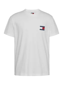 Tommy Jeans Shirts|Big Boys*TJM REG HERITAGE FLAG TEE EXT ecru