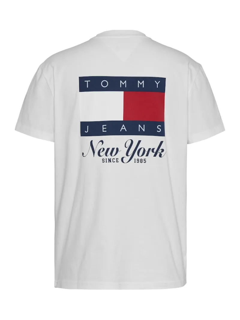 Tommy Jeans Shirts|Big Boys*TJM REG HERITAGE FLAG TEE EXT ecru
