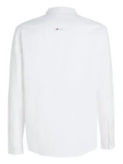 Tommy Jeans Hemden|Big Boys*TJM REG LINEN BLEND SHIRT white