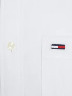 Tommy Jeans Hemden|Big Boys*TJM REG LINEN BLEND SHIRT white