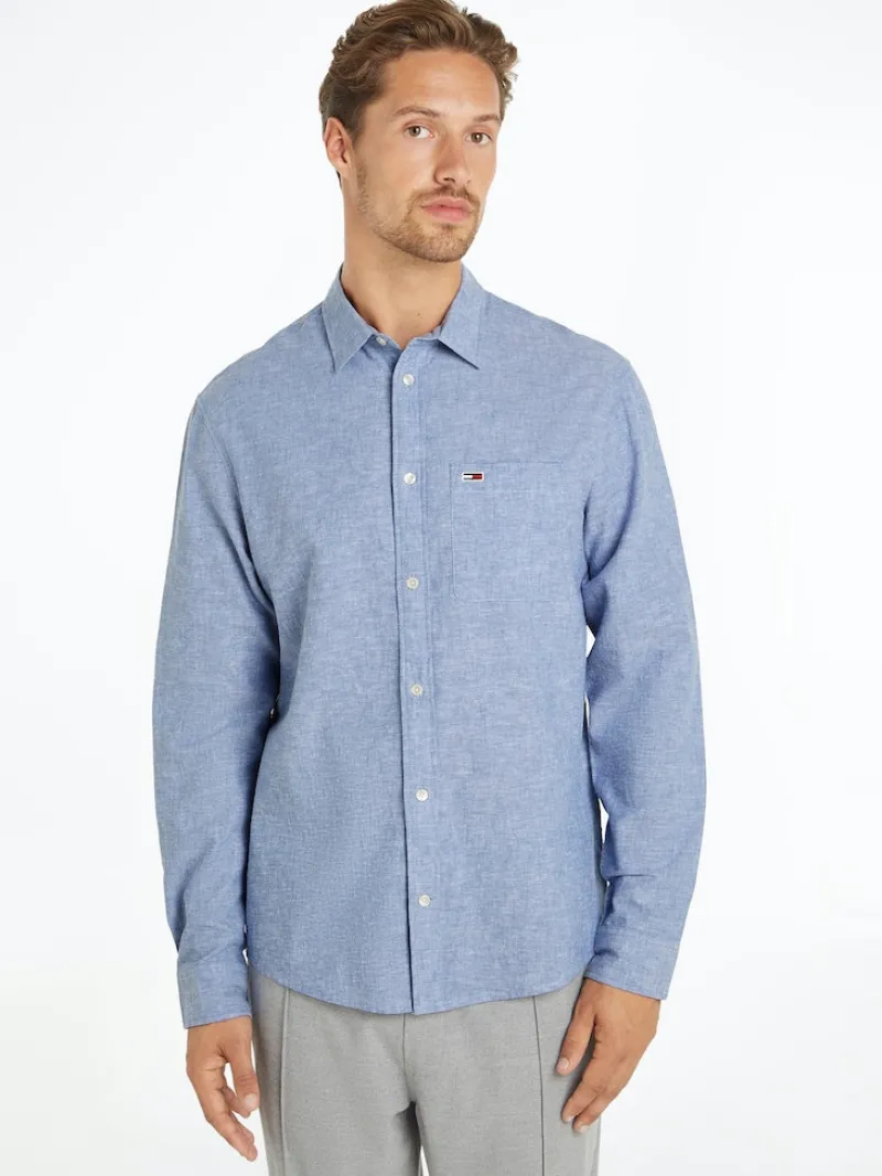 Tommy Jeans Hemden|Big Boys*TJM REG LINEN BLEND SHIRT charmed