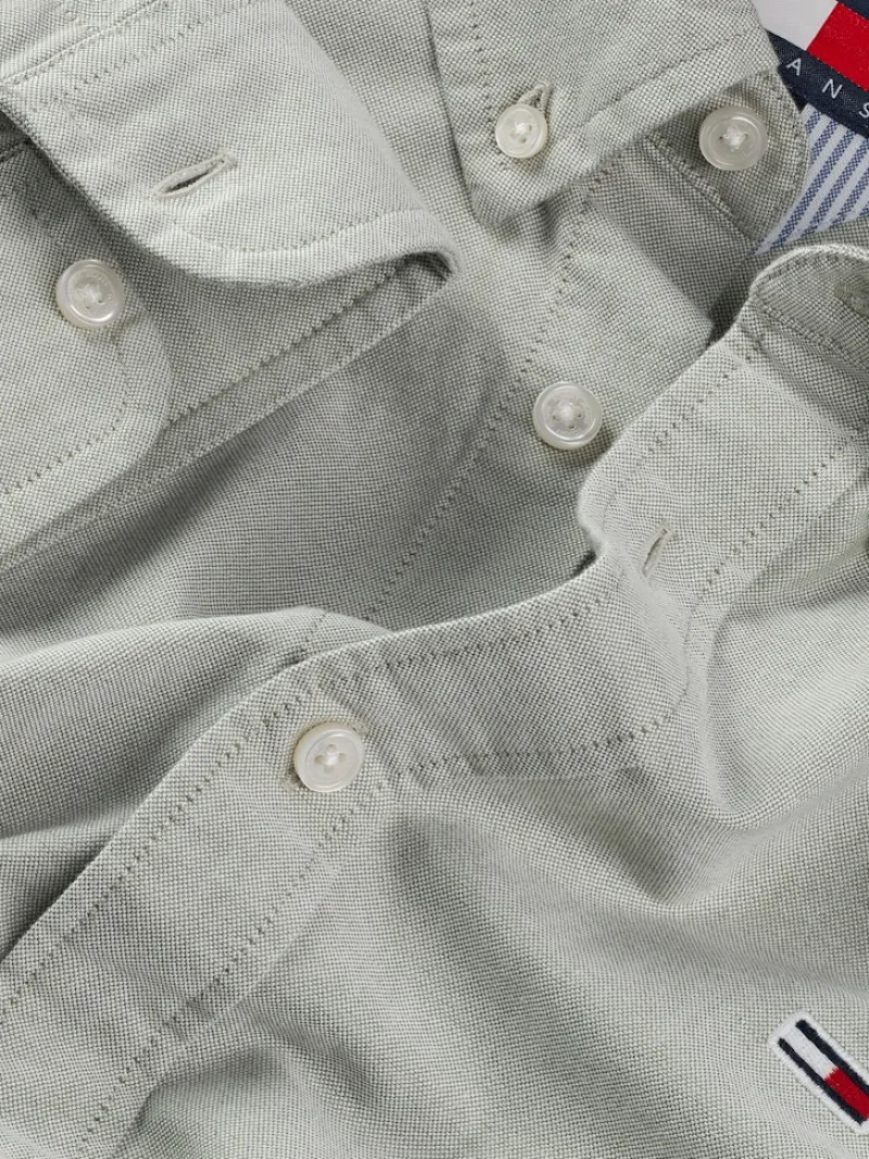 Tommy Jeans Hemden|Big Boys*TJM REG OXFORD SHIRT EXT aruba green