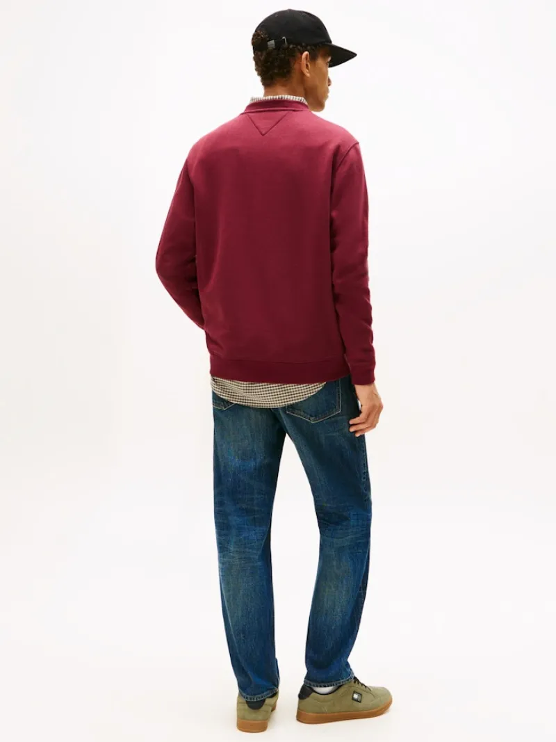 Tommy Jeans Pullover & Sweatshirts*TJM REG S FLAG CREW EXT red wine
