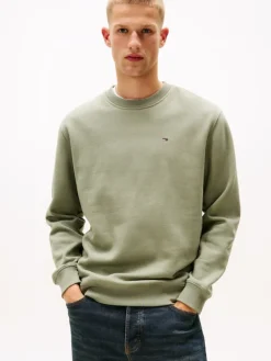 Tommy Jeans Pullover & Sweatshirts*TJM REG S FLAG CREW EXT utility sage