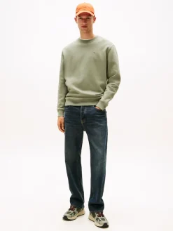 Tommy Jeans Pullover & Sweatshirts*TJM REG S FLAG CREW EXT utility sage