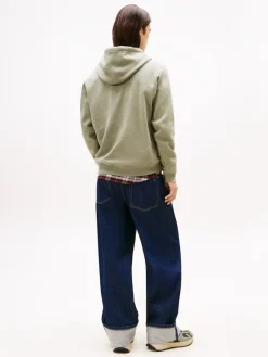 Tommy Jeans Pullover & Sweatshirts|Big Boys*TJM REG S FLAG HOODIE EXT utility sage