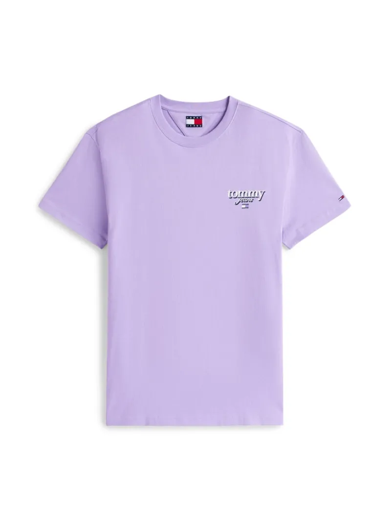 Tommy Jeans Shirts|Big Boys*TJM REG SIGNATURE CITY TEE ophelia purple