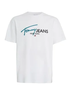 Tommy Jeans Shirts|Big Boys*TJM REG SPRAY POP COLOR TEE EXT white