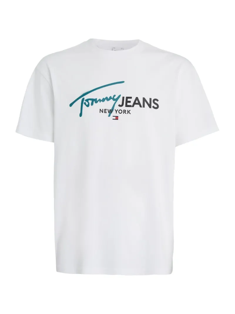 Tommy Jeans Shirts|Big Boys*TJM REG SPRAY POP COLOR TEE EXT white