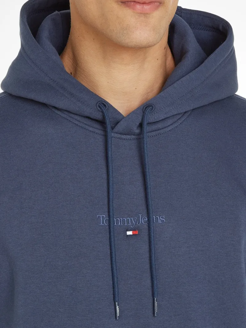 Tommy Jeans Pullover & Sweatshirts*TJM REG TONAL LINEAR LOGO HOODIE twilight navy