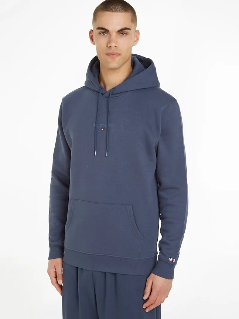 Tommy Jeans Pullover & Sweatshirts*TJM REG TONAL LINEAR LOGO HOODIE twilight navy