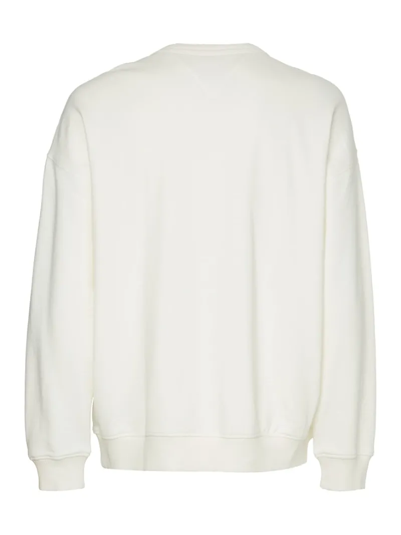 Tommy Jeans Shirts*TJM REVERSE SLUB CREW ancient white