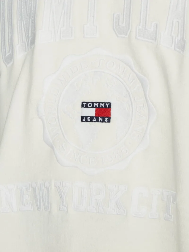 Tommy Jeans Shirts*TJM REVERSE SLUB CREW ancient white