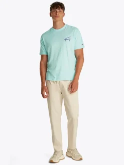 Tommy Jeans Shirts|Big Boys*TJM RLX FADED GRAPHIC TEE EXT spring mint