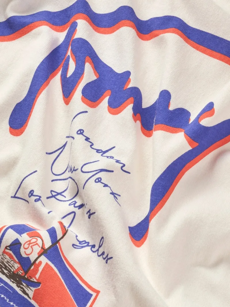 Tommy Jeans Shirts|Big Boys*TJM RLX FADED GRAPHIC TEE EXT ancient white