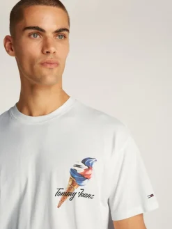 Tommy Jeans Shirts|Big Boys*TJM RLX NOVELTY 2 GMD TEE ecru