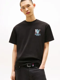 Tommy Jeans Shirts|Big Boys*TJM RLX NOVELTY GRAPHIC 3 S/S T Black